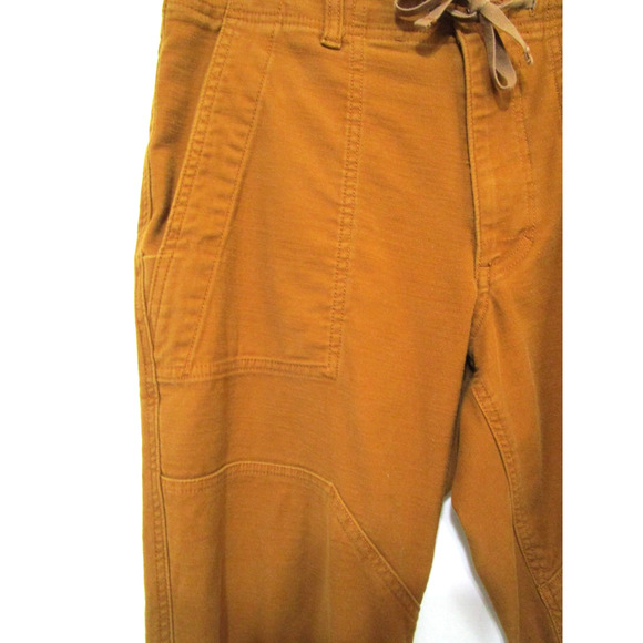 REI Co-Op Trailsmith Brown Cotton Double Knee Tapered Leg Chino Pants Men 32x32 - Picture 4 of 11